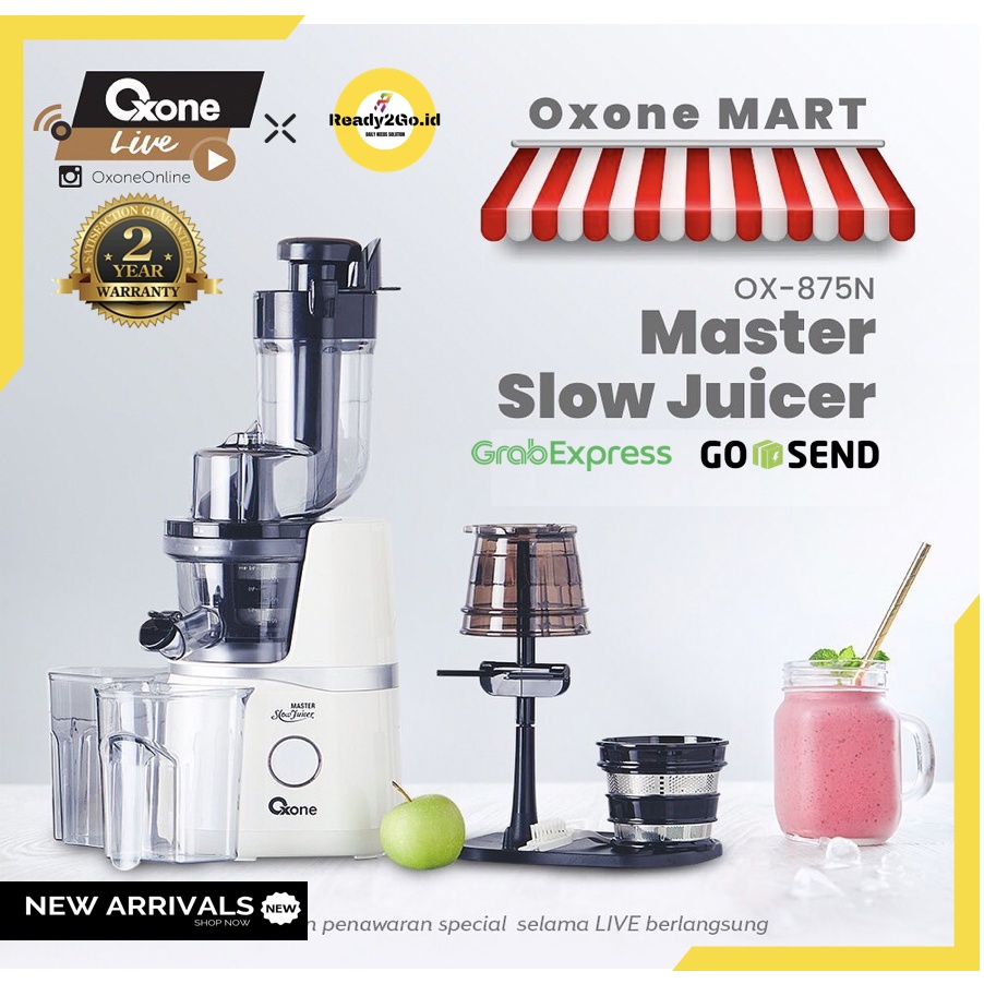 Oxone slow outlet juicer