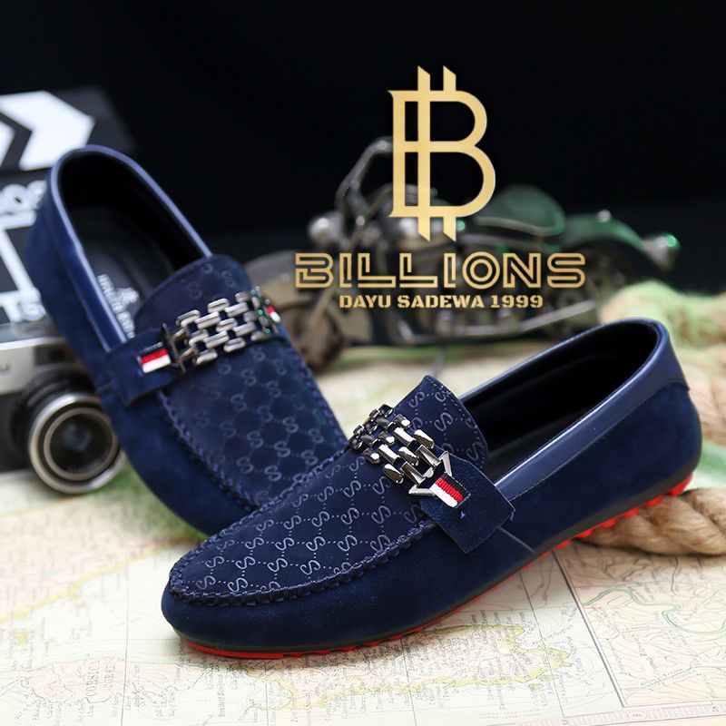 Sepatu casual pria hot sale slip on loafers kerja