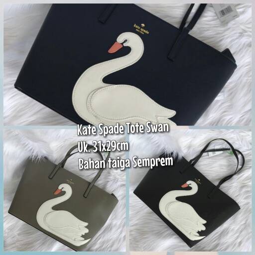 Kate spade swan on sale tote