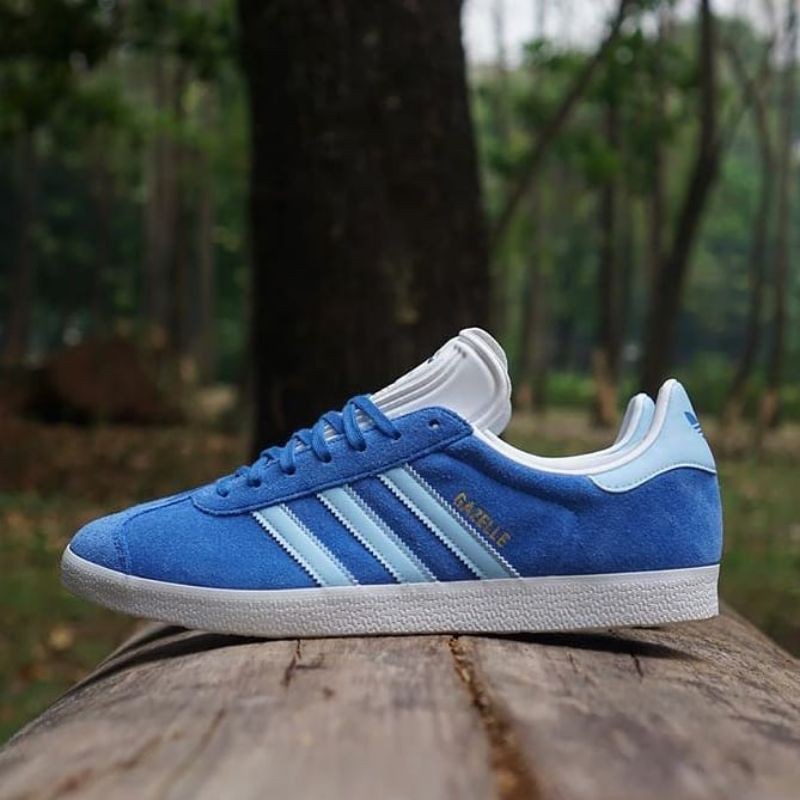 Adidas gazelle sale true blue