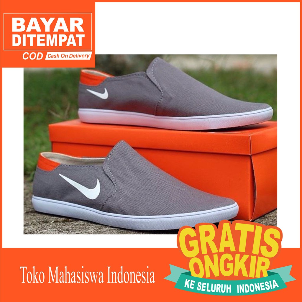 Sepatu slip cheap on nike