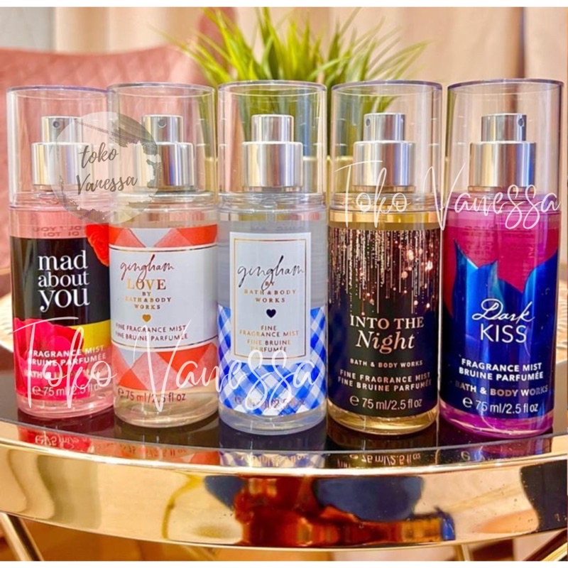 高い素材 ボディミスト Bath & Body Works Body Mist 5PCS ボディ 