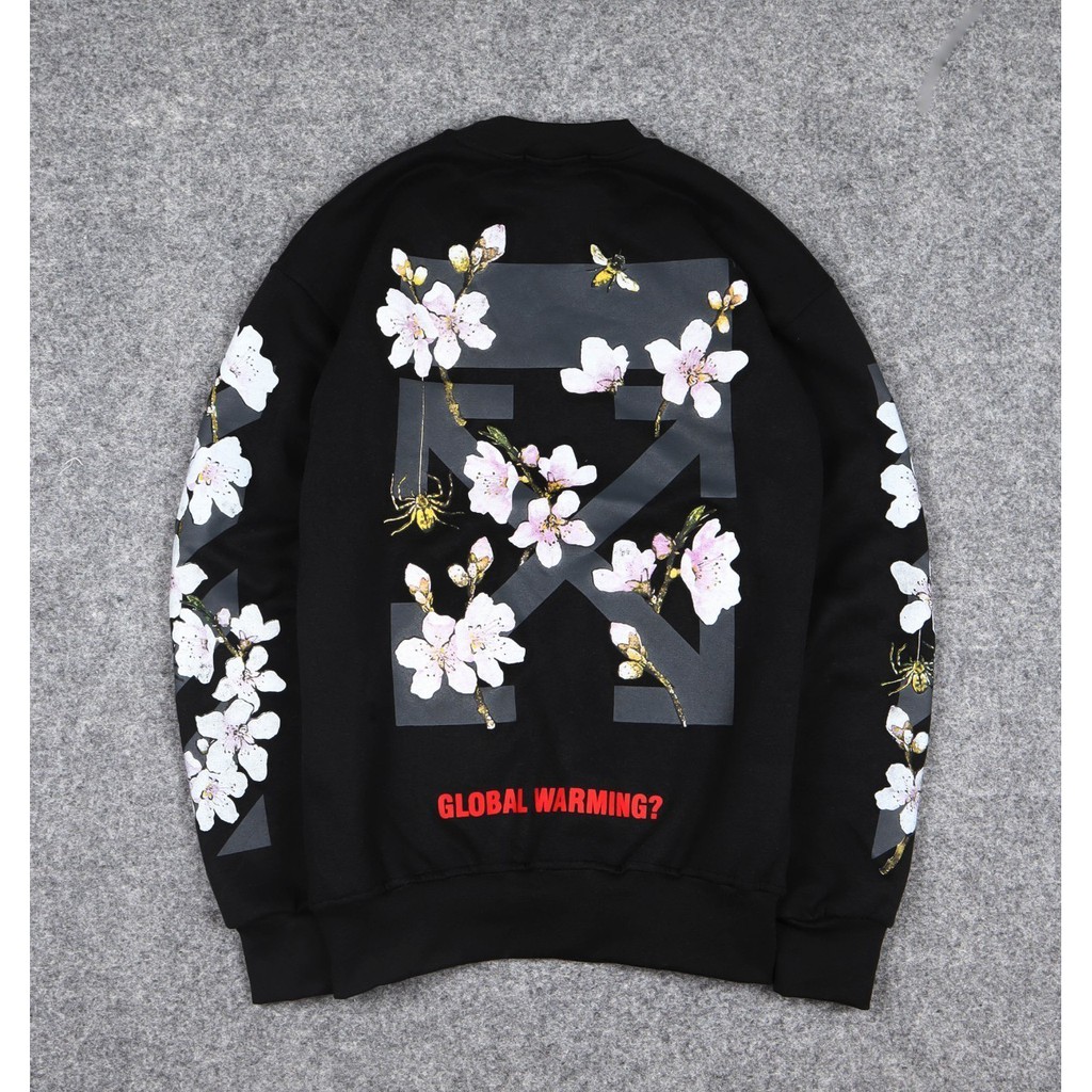 Off white 2025 global warming sweatshirt