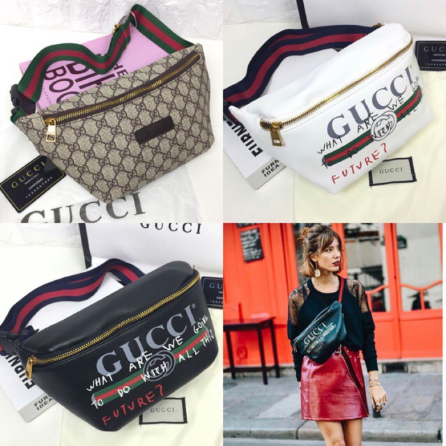 Jual waist best sale bag gucci