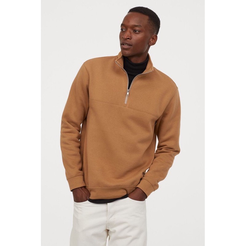 Half zip sales sweatshirt h&m