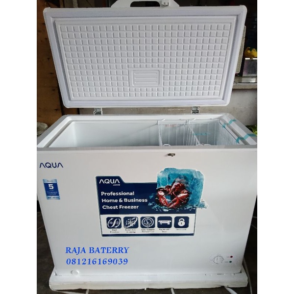 AQUA AQF200(W) FREEZER BOX 200L  UFO Elektronika - Toko Elektronik Online