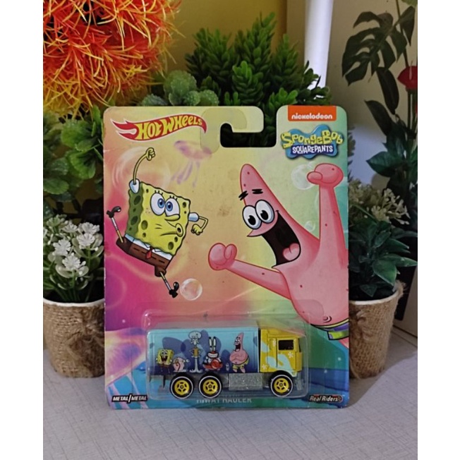 Hot wheels store spongebob box