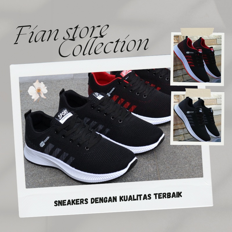 Jual sepatu sneakers pria casual sneakers pria sepatu pria lokal