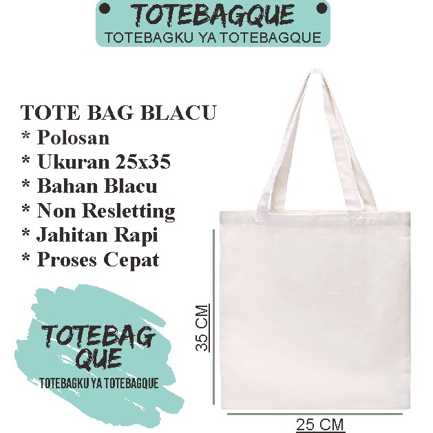 Tote bag polos online shopee