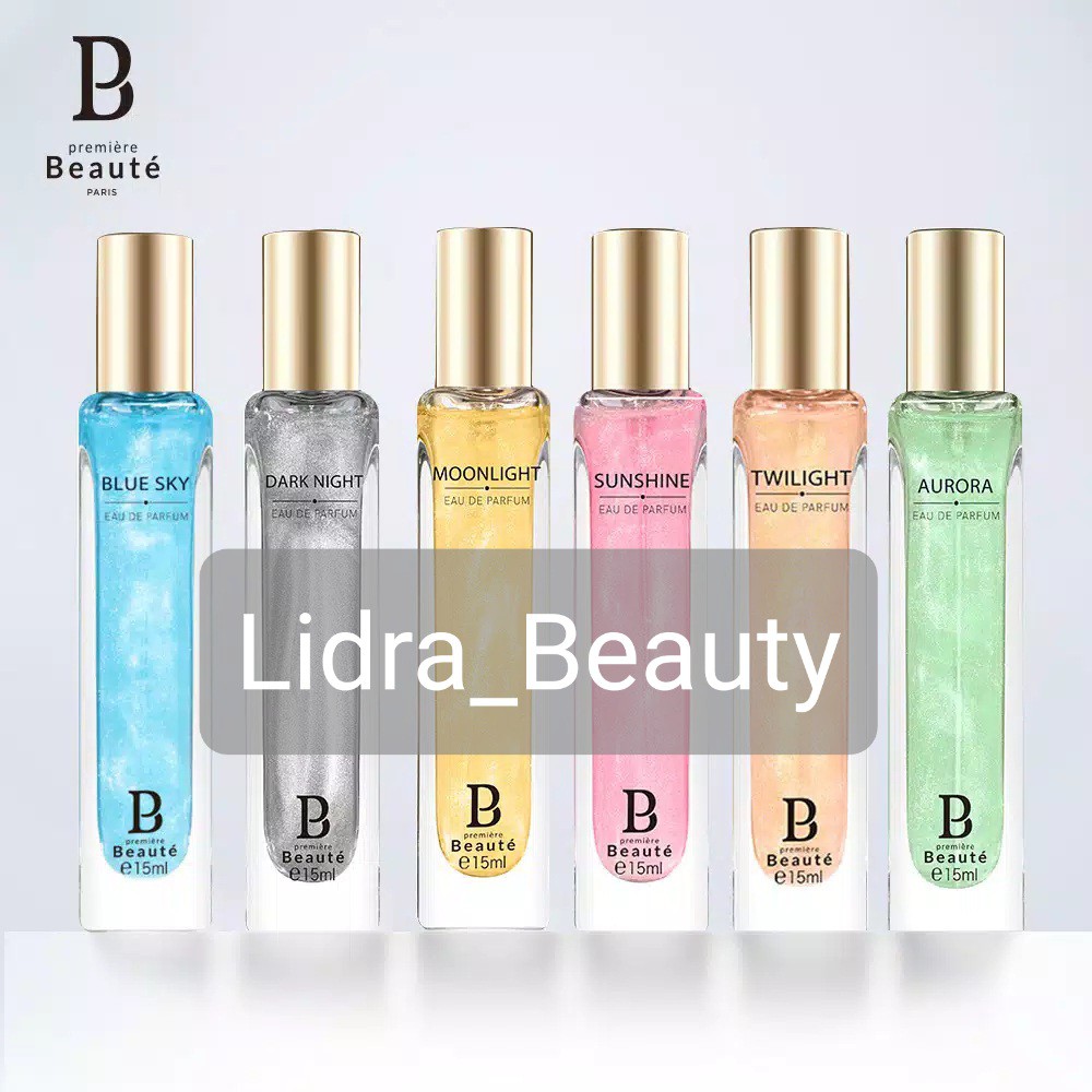 Lidra BPOM Premiere Beaute Perfume Fashion Neon Eau De Parfum Wanita Pria 15ml