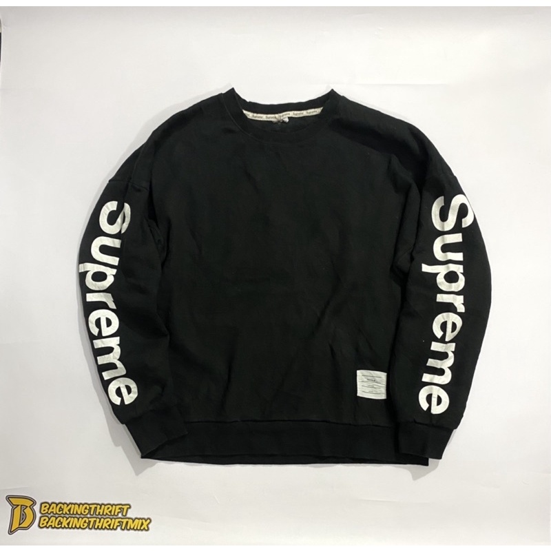 Korean discount supreme sweatshirt