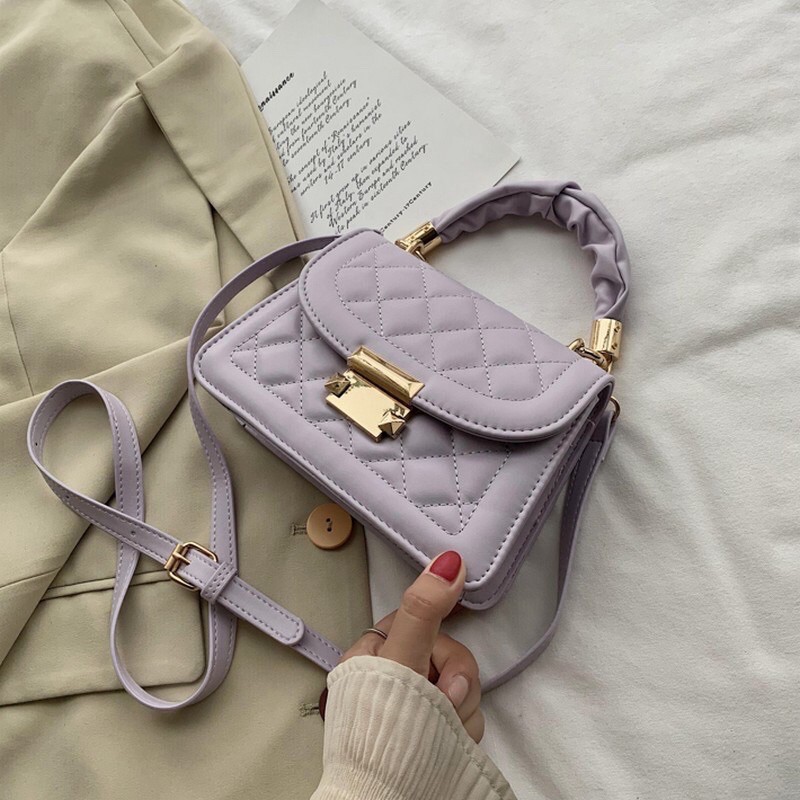 Nadine bag sling bag wanita tas selempang wanita korean bag lilac bag tas murah import bag