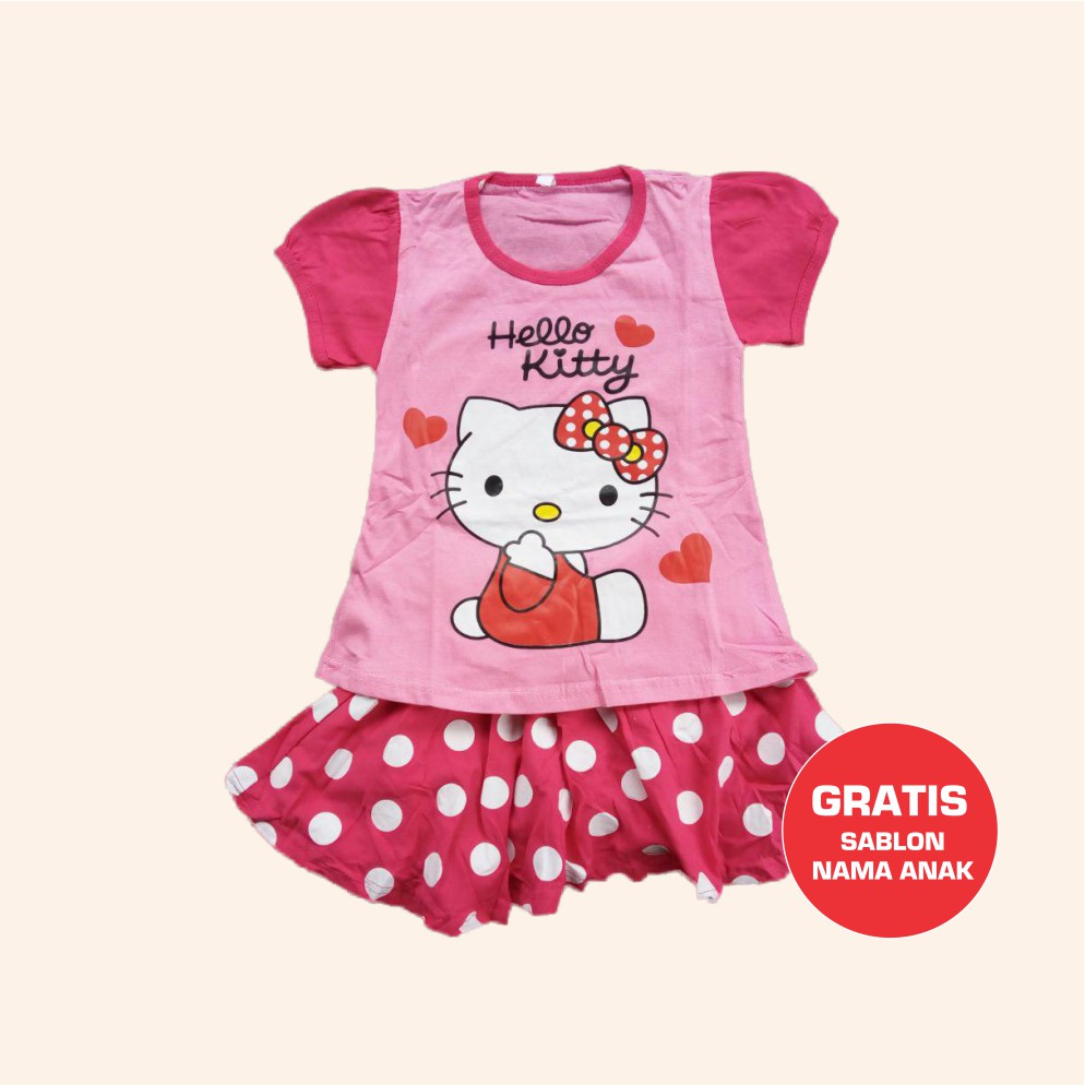 baju anak perempuan hello kitty