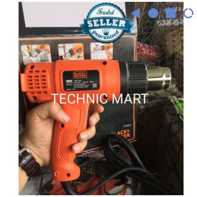 BLACK & DECKER KX1800-B1 Heat Gun Hot Air Gun 1800W Negeri