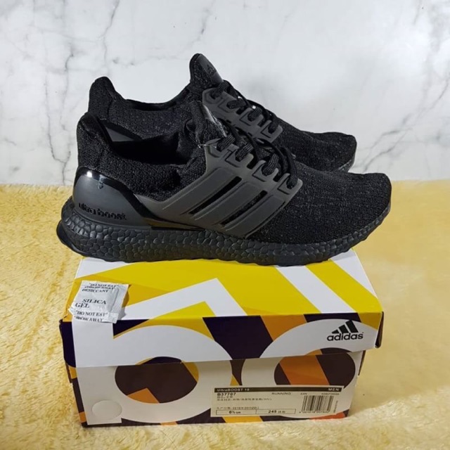 Adidas ultra boost triple black indonesia sale