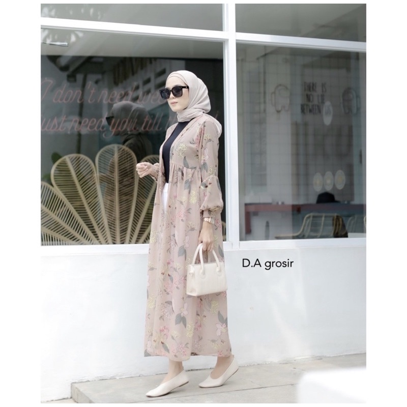 PAKAIAN WANITA TERLARIS LONG CARDIGAN OUTER HIJAB CARDIGAN PANJANG HIJAB STYLE KOREA OOTD