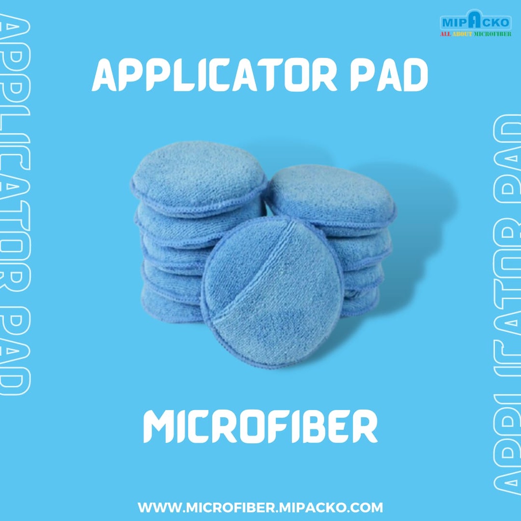 Jual Busa Poles Aplicator Pad Microfiber Mipacko Spons Wax Coating