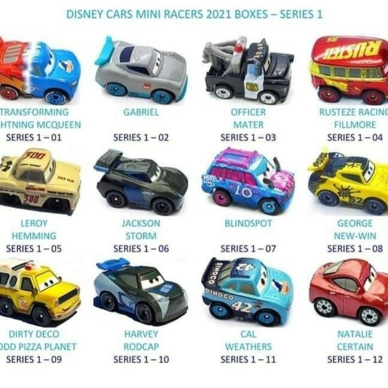 Mini Car Lightning McQueen Dinoco Type Cars TOMICA C 02 - Meccha Japan