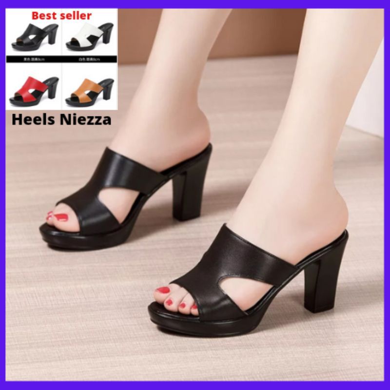 Sepatu high heels di 2024 shopee