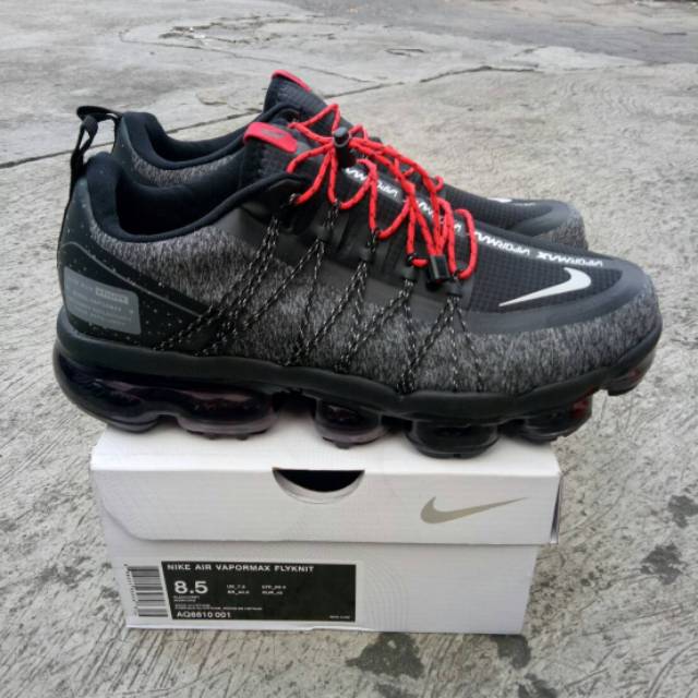 Nike vapormax run utility black clearance red