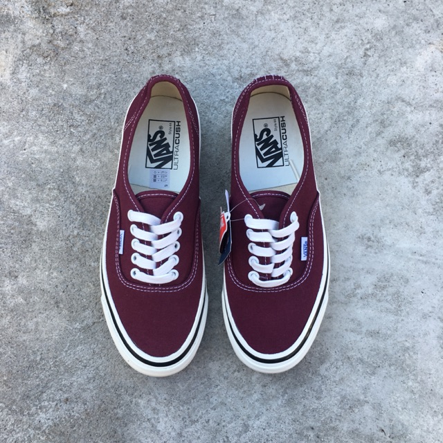 Vans authentic 44 dx hot sale burgundy