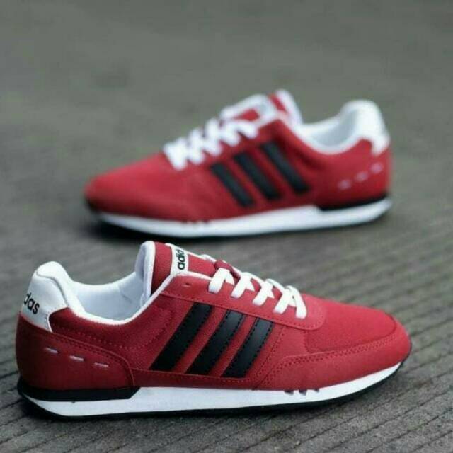 Adidas neo on sale city racer merah