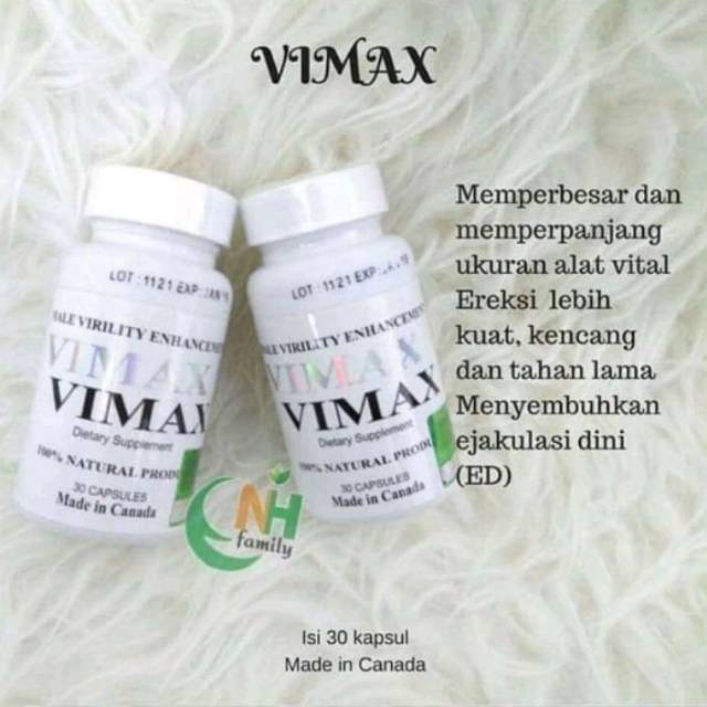 Produk VIMAX CANADA ASLI ORIGINAL | Shopee Indonesia