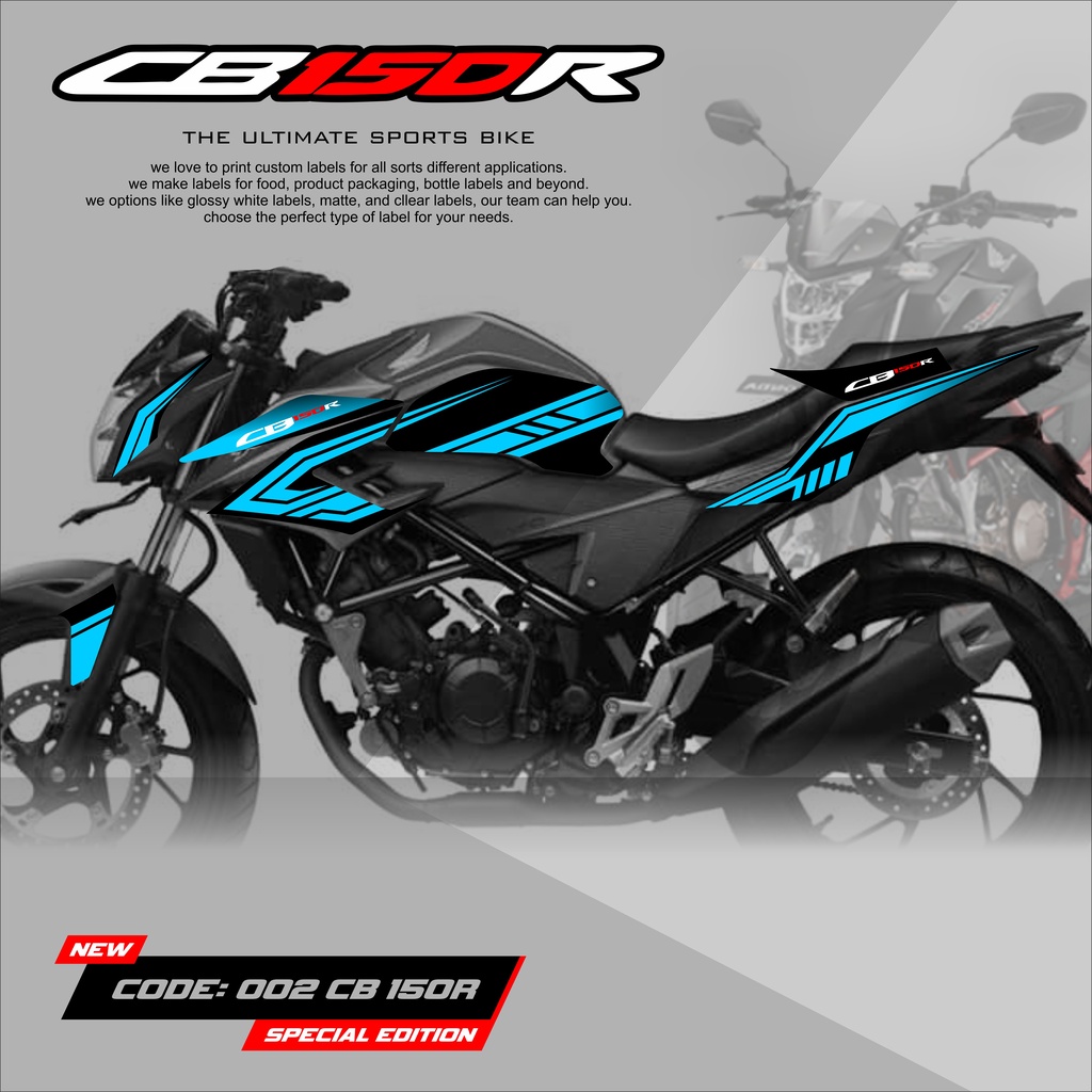 Striping on sale cb150r new