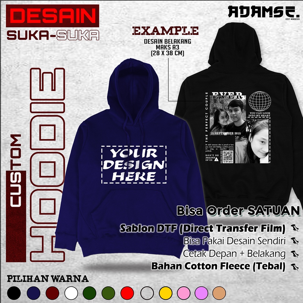 Buat hotsell hoodie custom