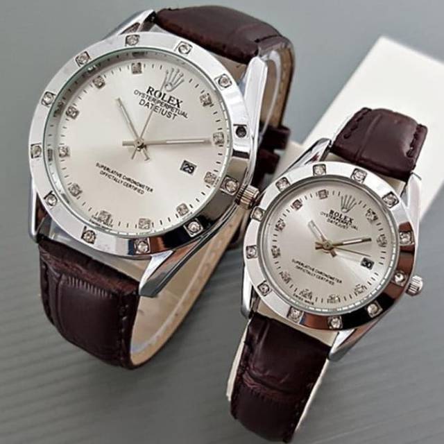 Jam rolex couple original new arrivals