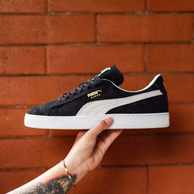 Puma cheap suede hitam