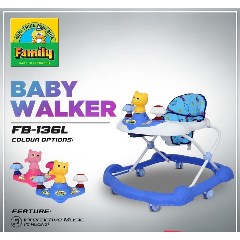 Type baby hot sale walker family