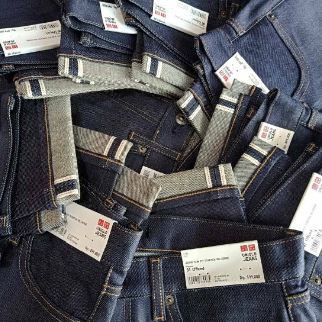 Harga store uniqlo selvedge