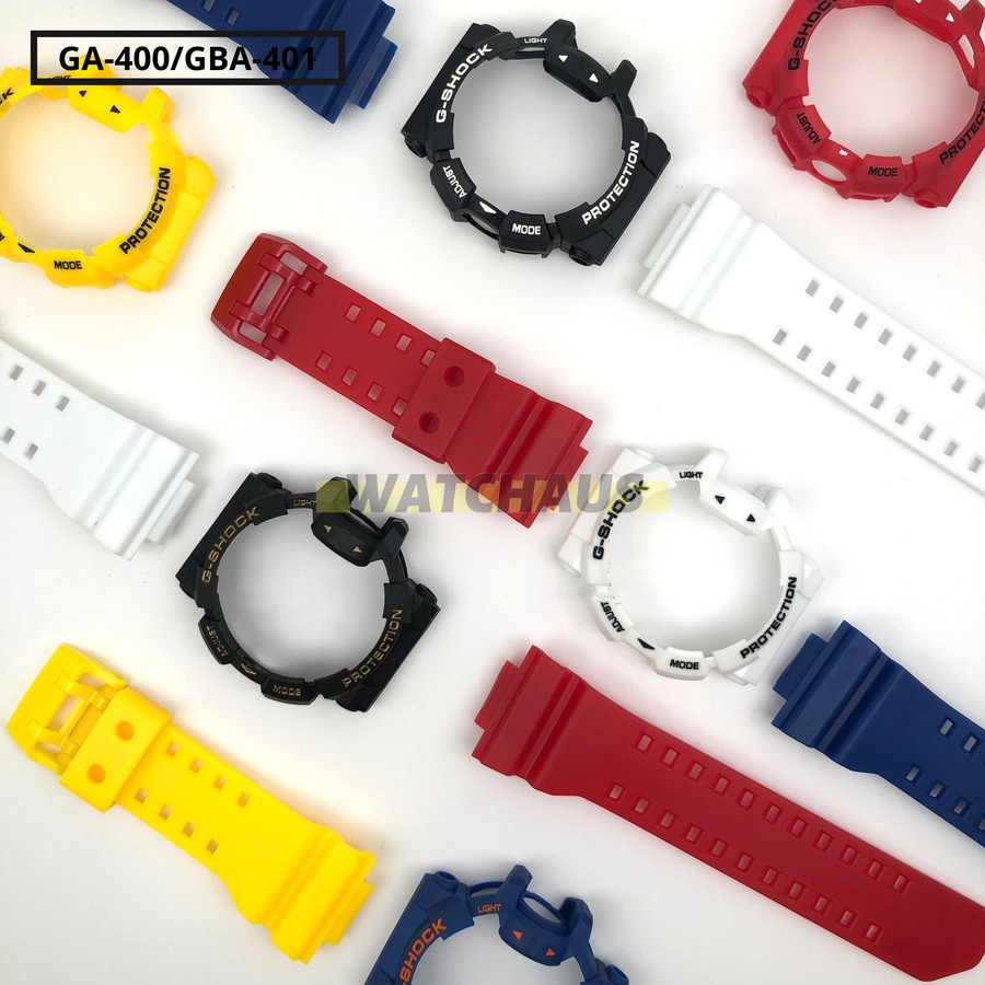 Jual TALI RUBBER BAND BEZEL STRAP CASE CASIO G SHOCK GA400 GBA401