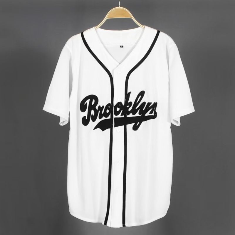 BAJU BASEBALL JERSEY BASEBALL Pria Wanita dodgers hitam termurah