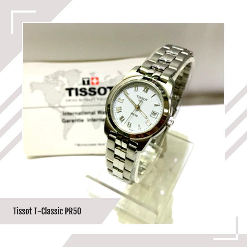 JAM TANGAN ORIGINAL TISSOT T CLASSIC PR50 WANITA