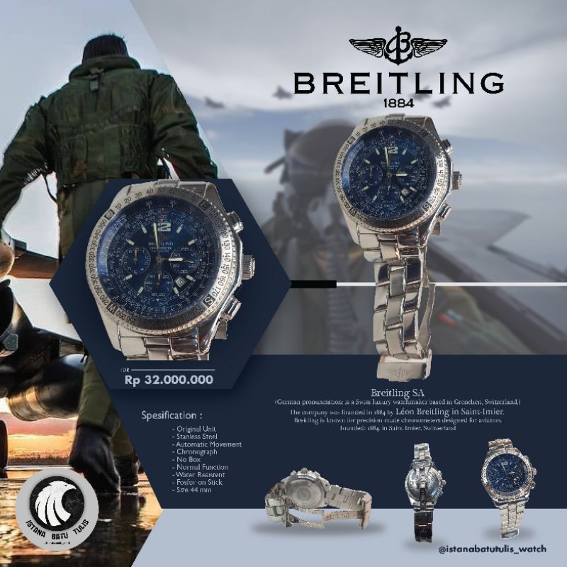 Jual jam breitling outlet original