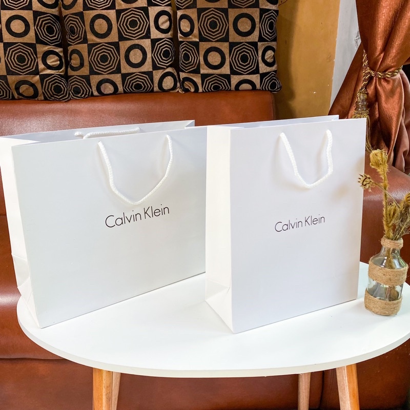 Calvin klein paper bag on sale