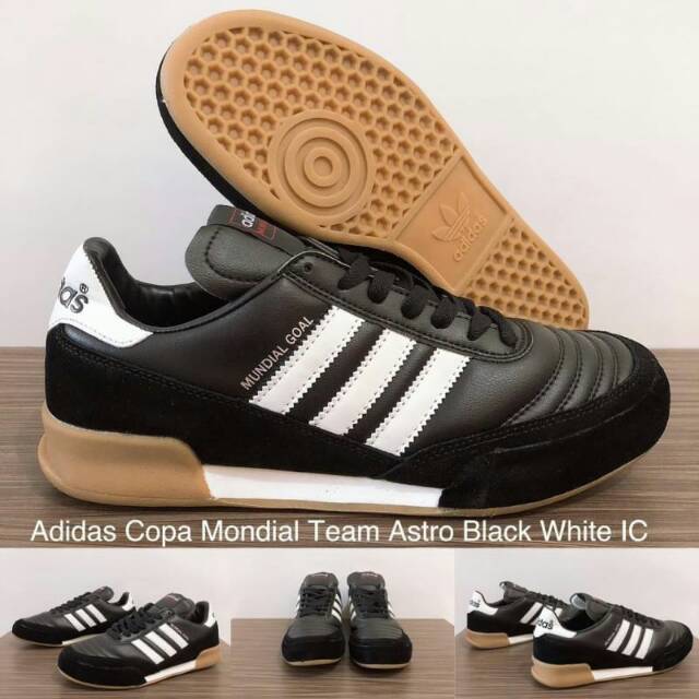 Jual Sepatu Futsal Adidas Copa Mundial Team Black White IC