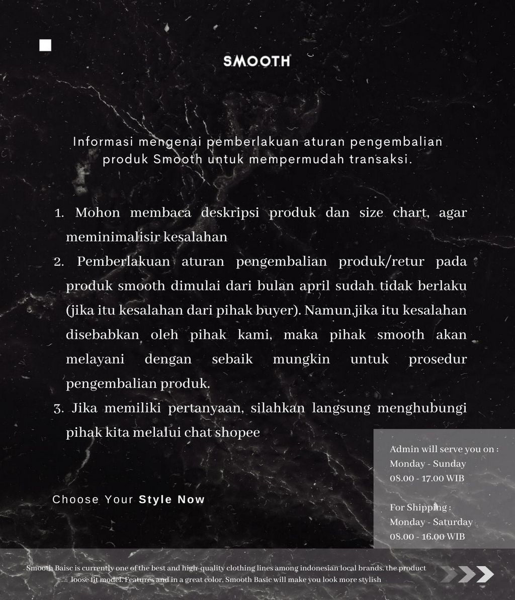 Toko Online Smooth Basic Official Shop | Shopee Indonesia