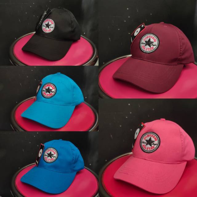 topi converse original maroon