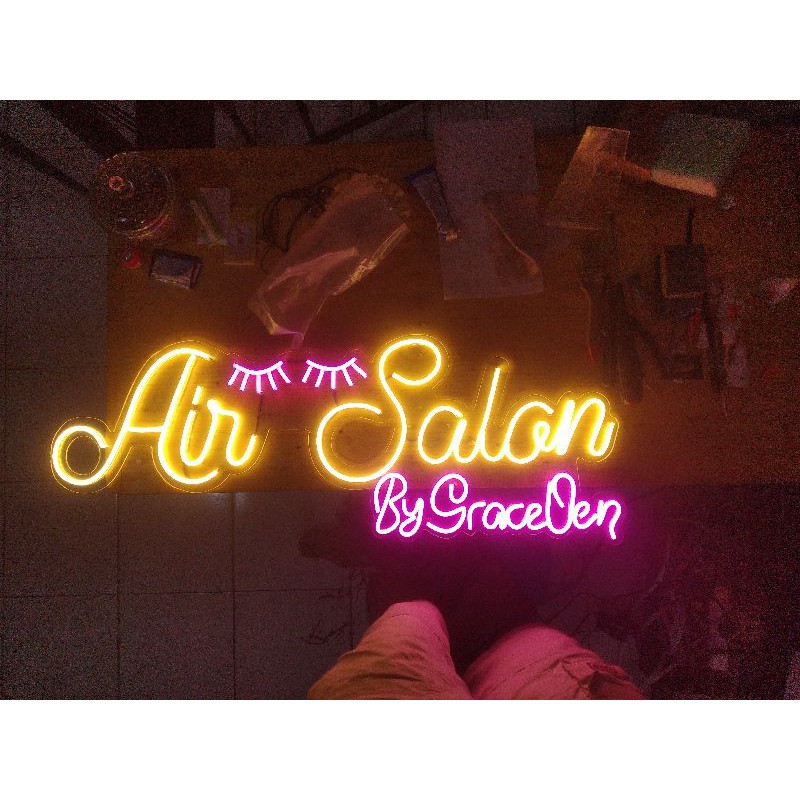 Jual neon sign custom design Air Salon By GraceOen | Shopee Indonesia