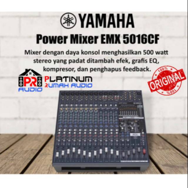 Yamaha EMX5016CF 500W 16Ch Power Mixer