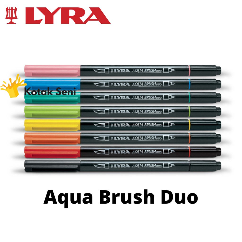 LYRA Aqua Brush Duo - Brush Pen Satuan Tersedia 36 Warna part1