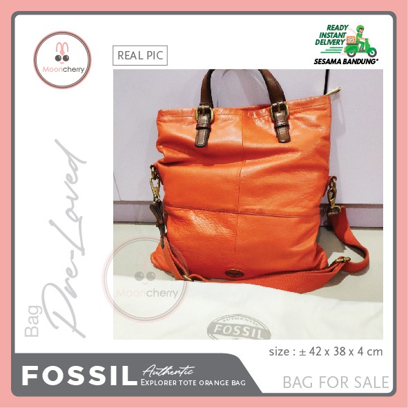 Fossil discount orange purse