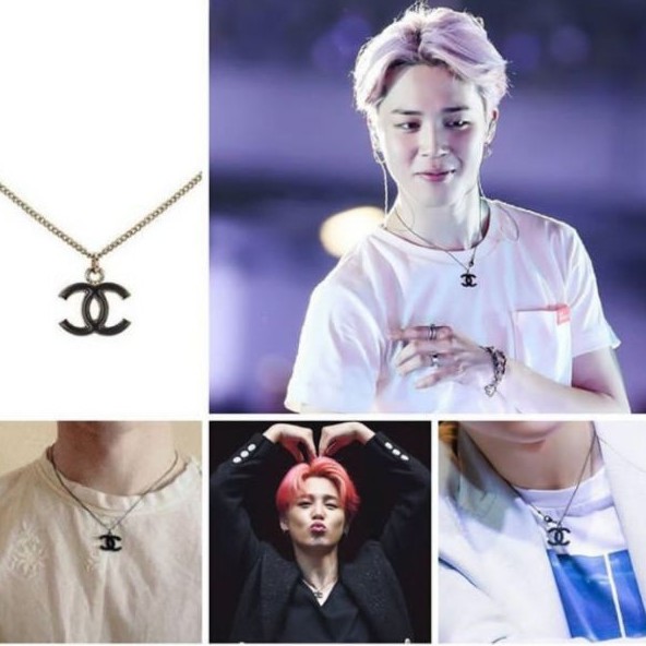 Jimin chanel hot sale necklace price