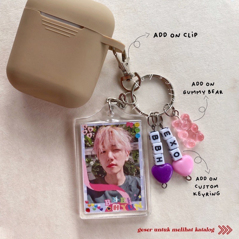 Exo acrylic keyring sale