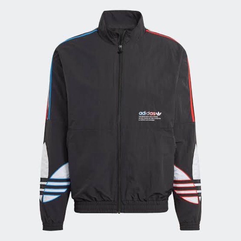 Jual ADIDAS TRICOLOR TRACK JACKET BLACK ORIGINAL (GN3582) | Shopee Indonesia