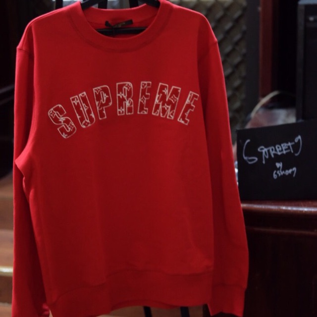 Louis Vuitton X Supreme Arc Logo Crewneck