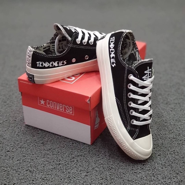 Jual Converse x Suicidal TENDENCIES low Black Shopee Indonesia